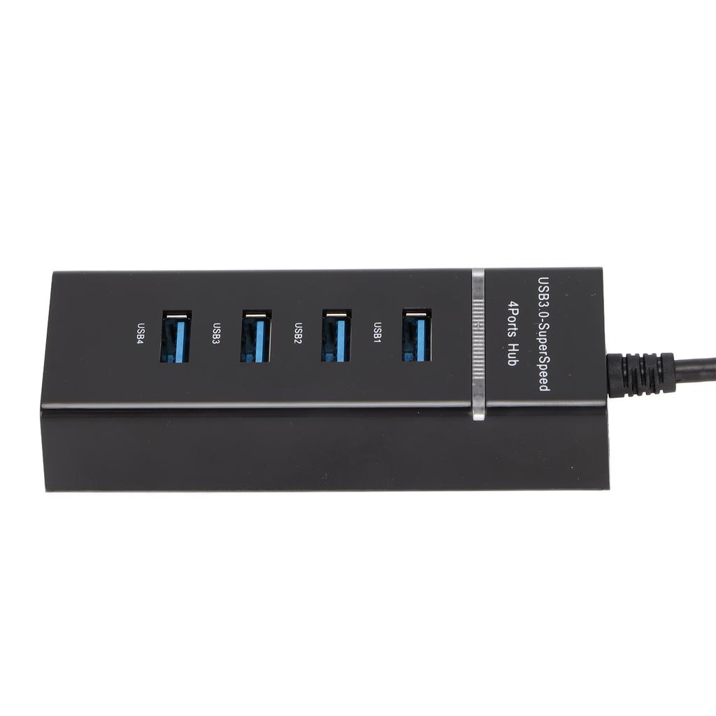 USB Hub 4 Port High Speed Propagation Protect Safety Compact Design USB 3.0 Adapter