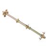 850mm Go Kart Rear Live Axle Kit with Brake Assembly and Chain ATV Rear Axle Assembly for 50cc 70cc 90cc Atv Quads