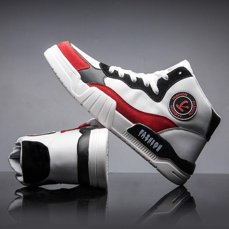 Мужские кроссовки из искусственной кожи — фото 4