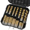 99pcs Titanium Coated Drill Bit Set - High-Speed Durable for Metal Wood Plastic Aluminum Alloy Mixed Drill Bits In Storage Case