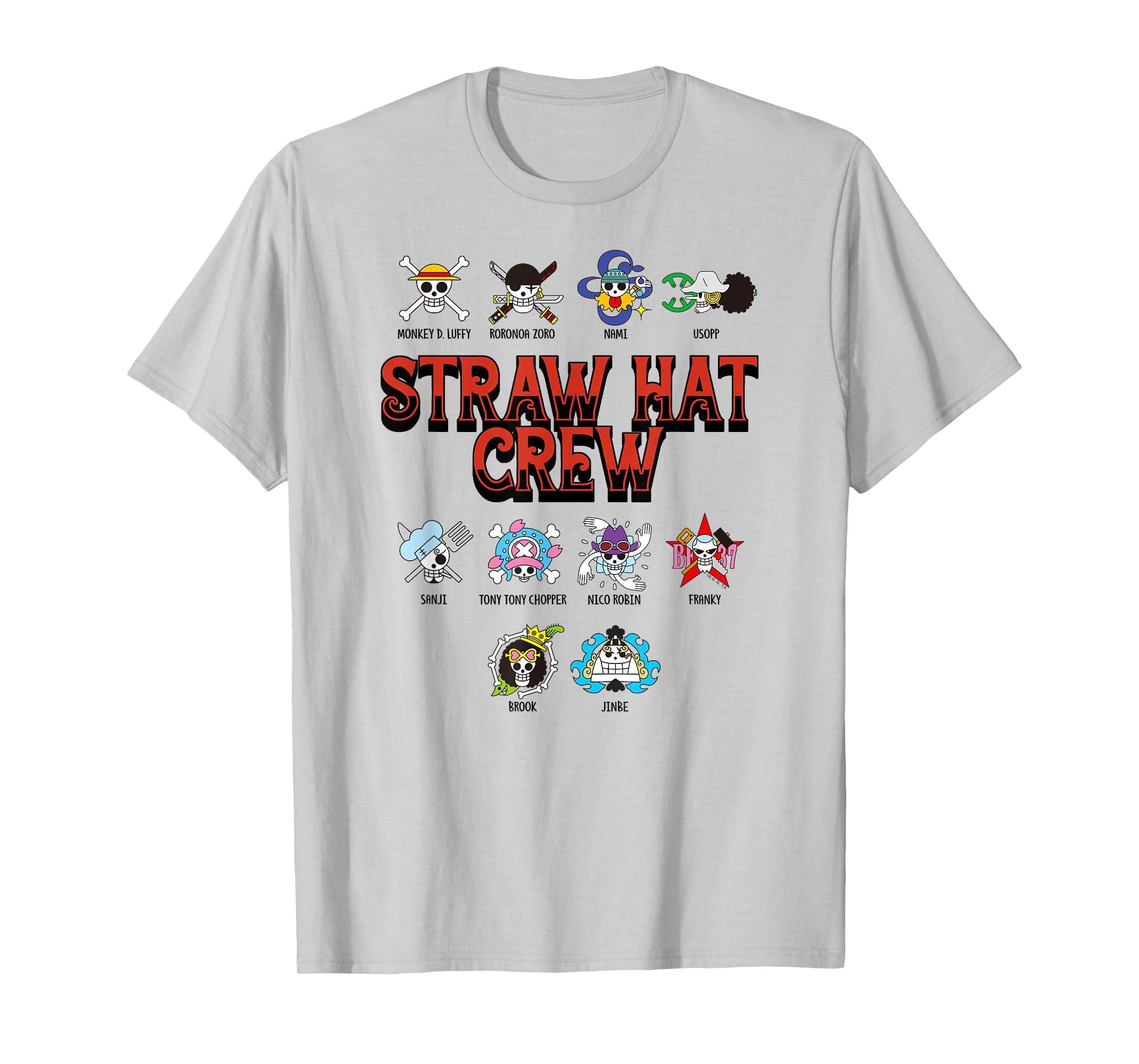

2026 Summer ONE PIECE Anime Jolly Roger Printed Loose Shortsleeved Pure Cotton Childrens Tshirt Tide Unisex Casual Y2k Loose S