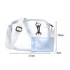 Casual Pvc Transparent Clear Women Mini Crossbody Bags Shoulder Bag Handbag Jelly Small Phone Bags With Card Holder