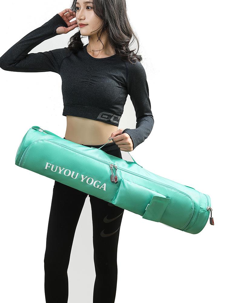 Borsa a tracolla per tappetino da yoga spessa e capiente con logo