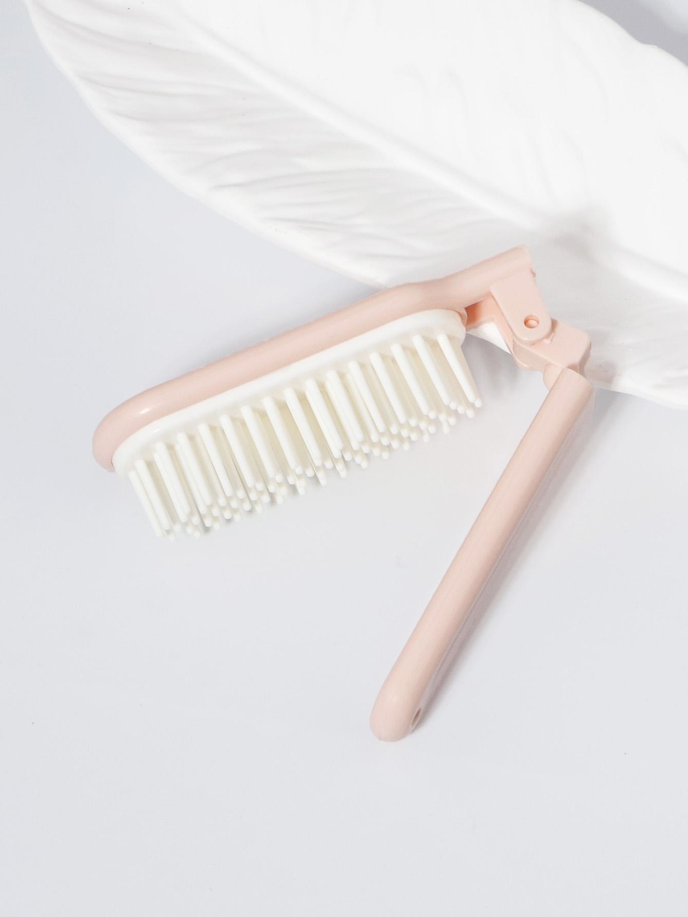 

Portable plastic folding comb, anti-static mini pocket comb, men s and women s hair styling tools For Hair Accessories