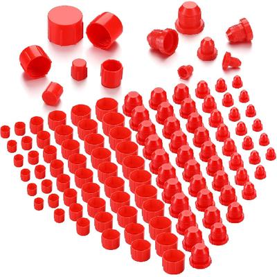 Tallew 144 Pcs Plastic Caps And Plugs Automotive Plug And Cap Kit For Servicing Fluid Lines Seals Hoses And Blocks Out Dirt Contain Multiple An