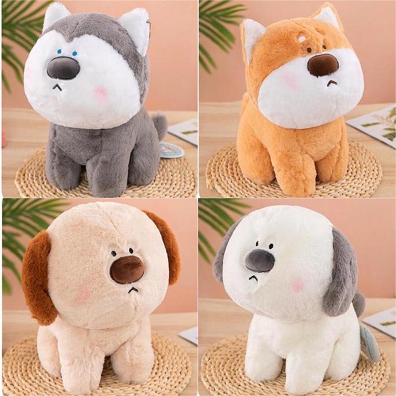 Adorable Husky Stuffed Animal Toy For Kids Soft And Cuddly Plush With Pp Cotton Filling, 25cm