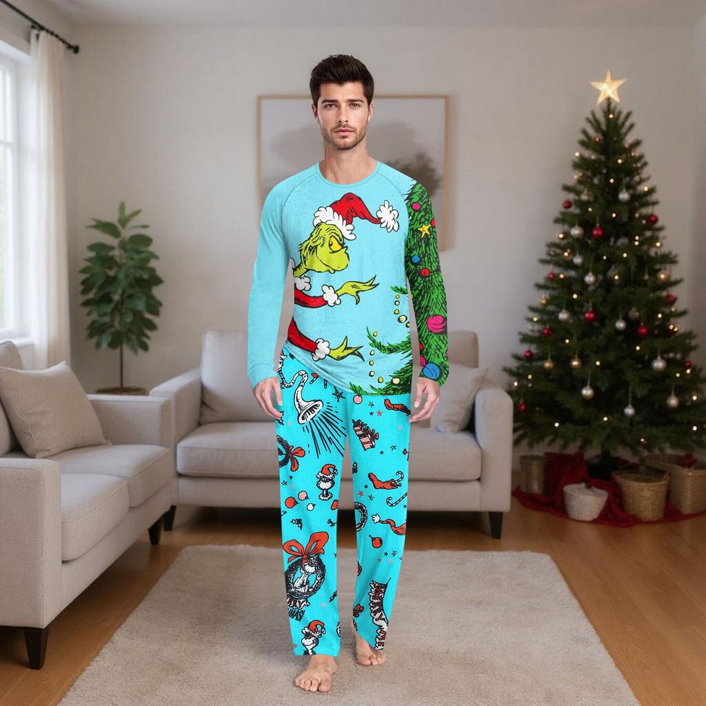 Passende Familiensets mit Weihnachtsmotiven, Langarmshirts und Hosen