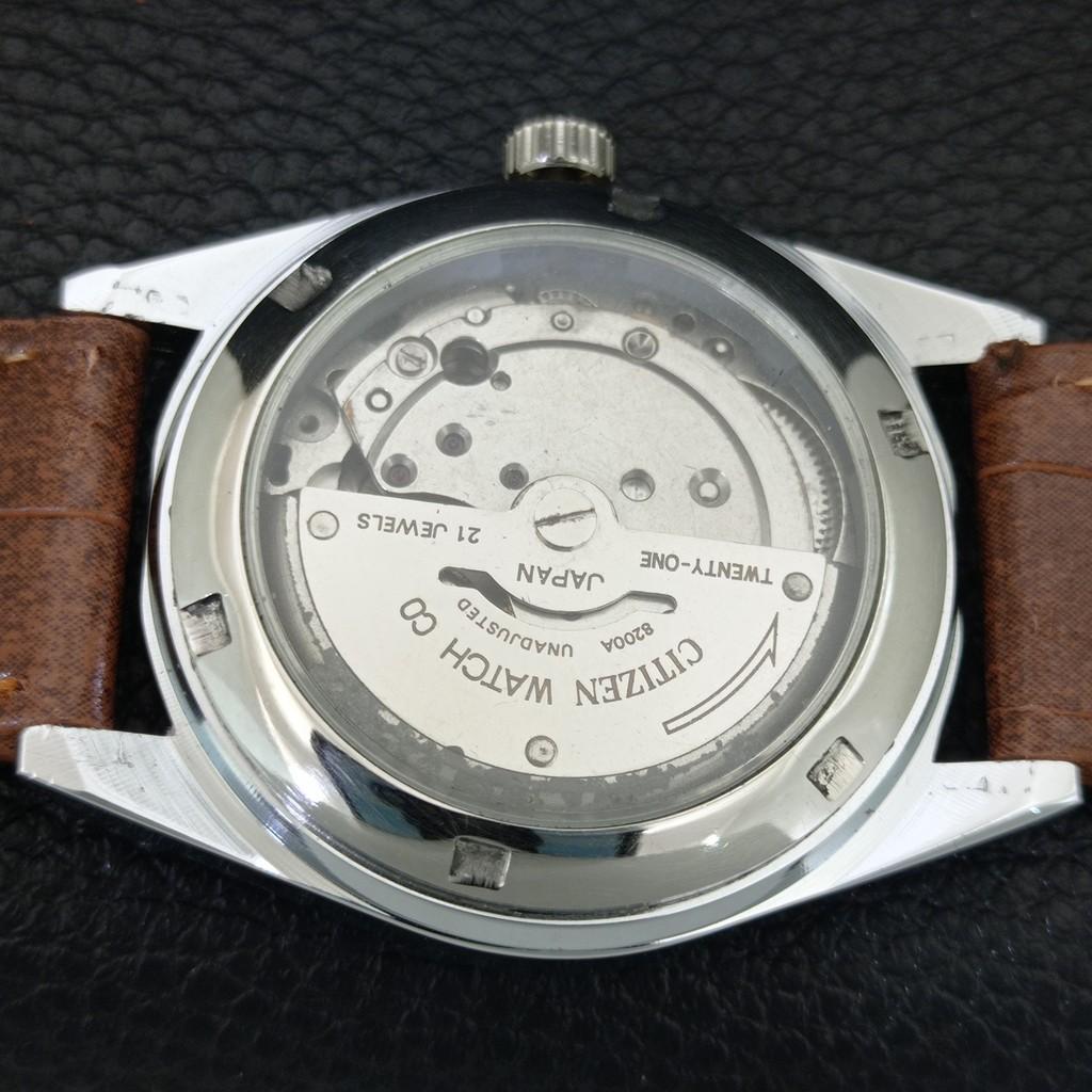 VINTAGE REFURBISHED CITIZEN AUTOMATIC JAPAN MENS GOLDEN DIAL WATCH a447053-1