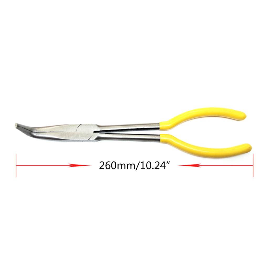 Szczypce do zdejmowania przewodów świec zapłonowych samochodu Długi nos Kleszcze do zdejmowania zacisków kablowych cylindra 11 cali Szczypce Narzędzia do naprawy samochodu