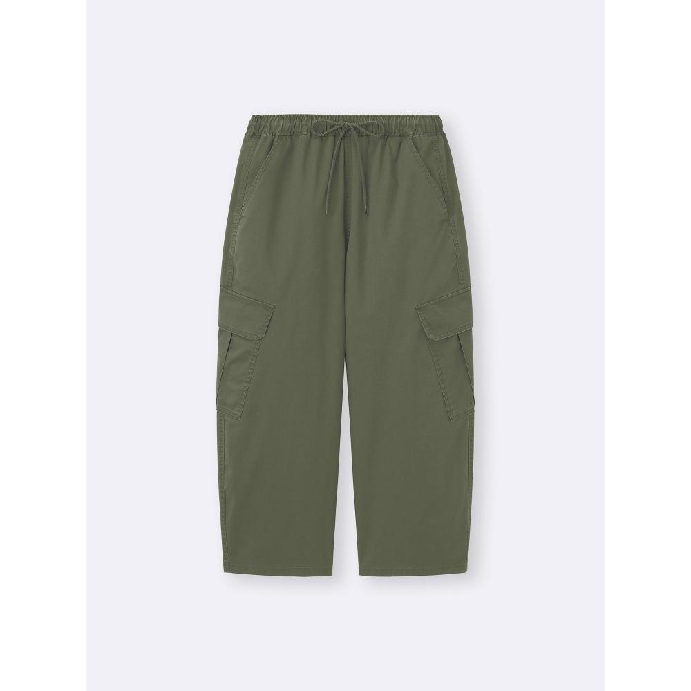 Gu By Uniqlo Cargo Barrel Ankle Pants+ec  Short Length 57.0 Cm 