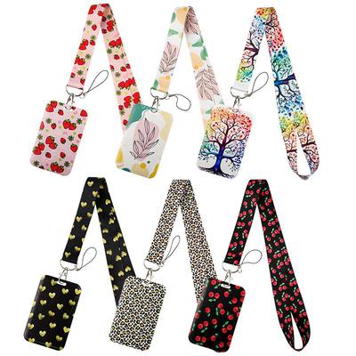 Θήκη Διαπίστευσης Κορδόνια με Ροζ Κορδέλα για Κλειδιά Λουράκι Λαιμού για Κάρτα Πλακέτα Μπρελόκ Γυμναστηρίου Αξεσουάρ Νοσοκόμας