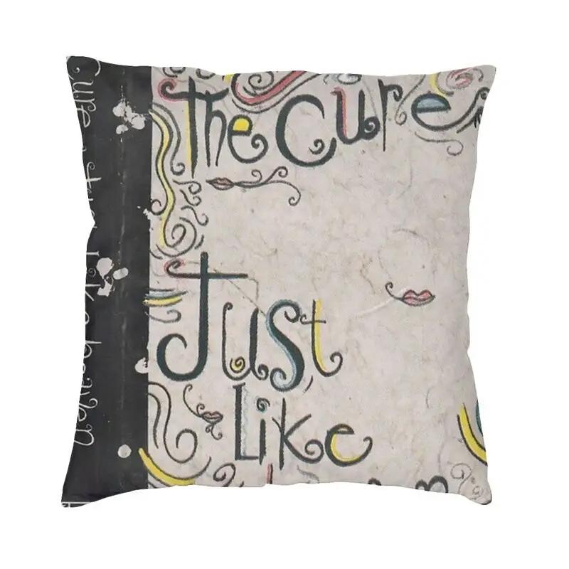 

Чехол для подушки Goth Rock Band The Cure, двухсторонняя напольная наволочка с 3D-печатью для гостиной, индивидуальное украшение на подушку 45x45cm18x18Inch