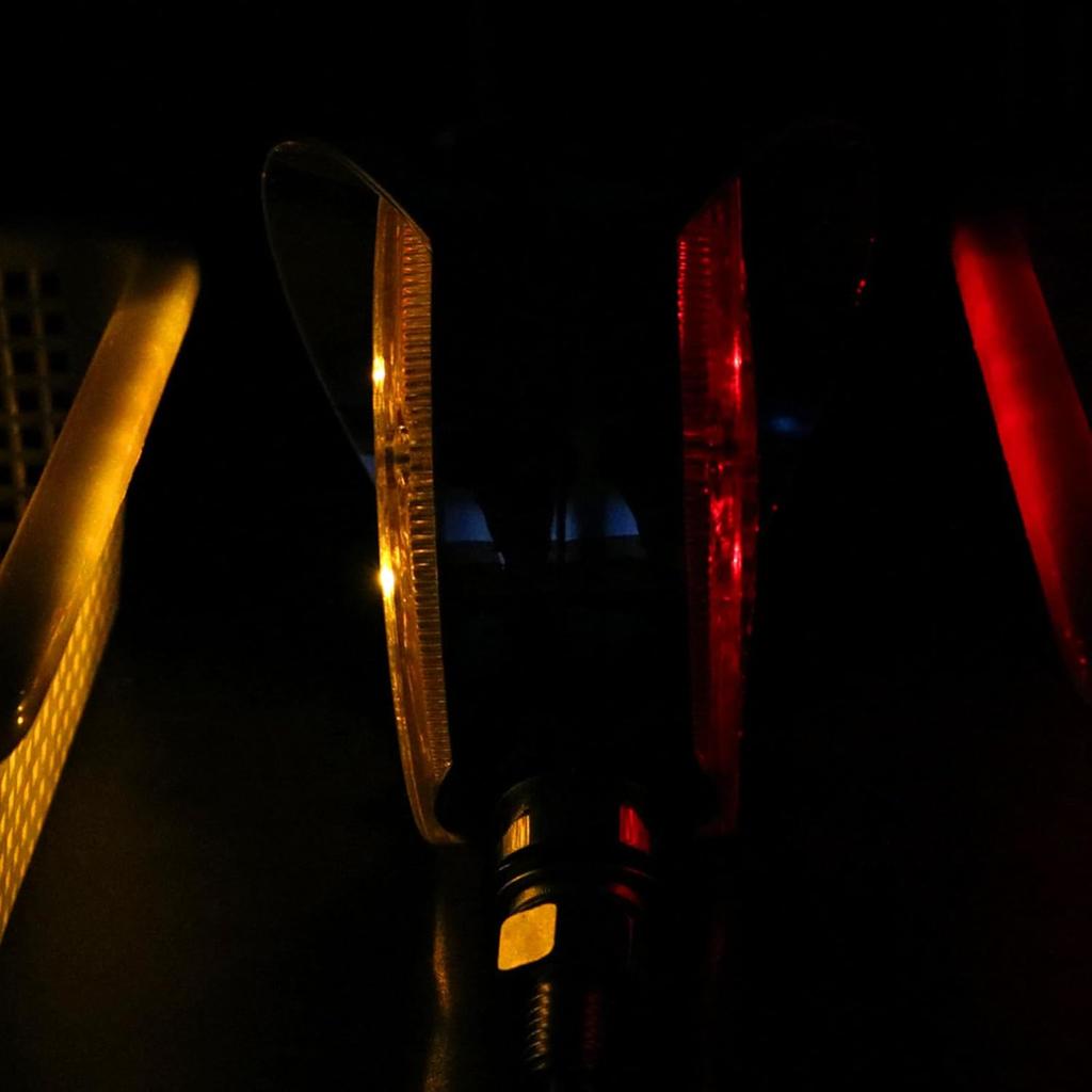 Double Face Marker Light 28LED Side Marker Lights Yellow/Red Turn Signal Lights Stop Light for 24V Cars Trailers Tractors Buses (1 Pack)