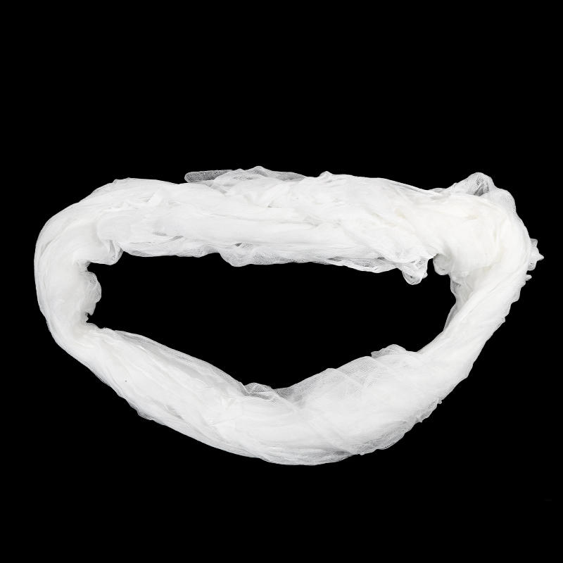 Creepy Cloth for Halloween Decoration Scary Party Scene Prop Horror House Window Table Door Net Black and White Yarn Gauze
