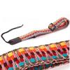 MUSIC FIRST Durable Rainbow Adjustable 100% Cotton & Genuine Leather Ukulele Strap Shoulder Strap Version 2.0