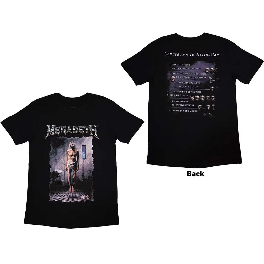 Megadeth Nuovo Album Tour 2026 Grafica Cotone Unisex Maglietta Estate Girocollo Unisex Stile Hip Hop Y2k T-shirt a Manica Corta Regalo per Fan