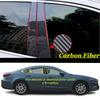 Car TPU/Glossy Mirror Pillar Post Cover Door Window Stickers For Mazda 6 Mazda6 Atenza 2014 2015 2016 2017 2018  -2024