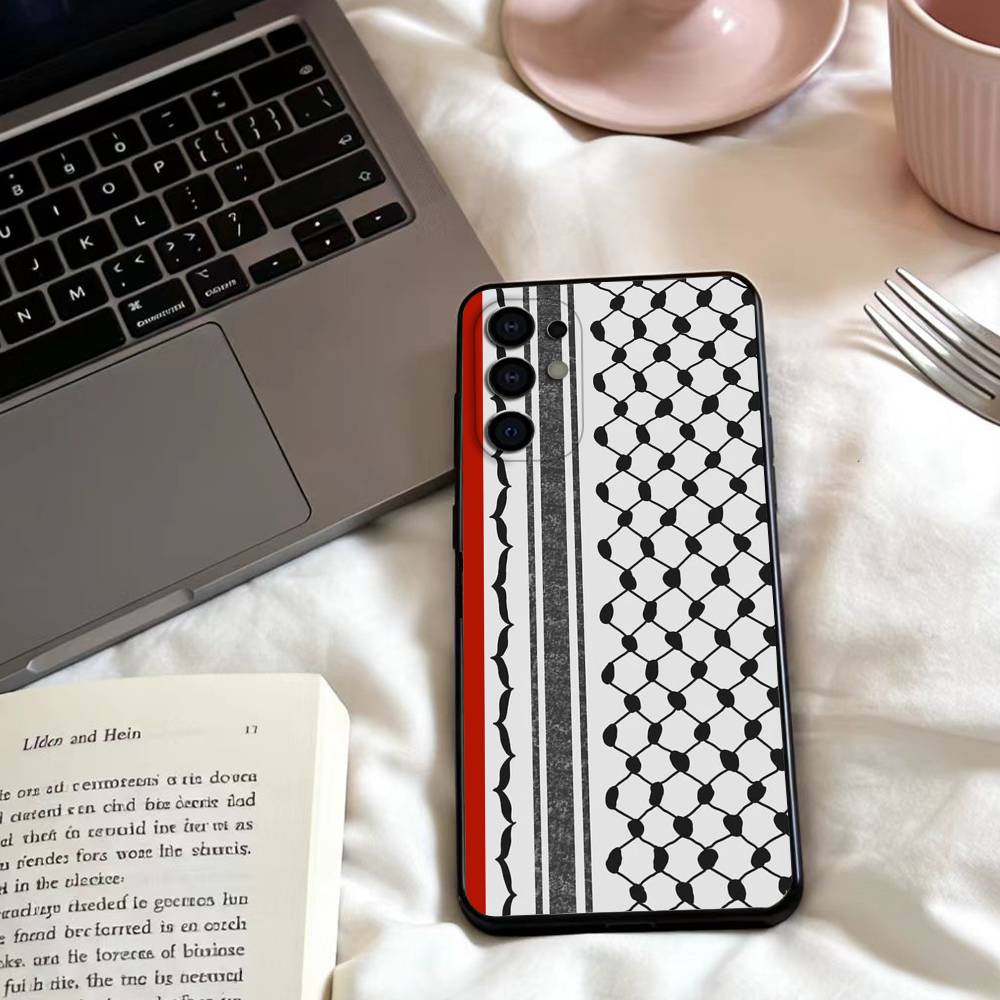 

Чехол для телефона P-Palestine-S Hattah Keffiyeh Для Samsung S25,24,23,22,30,21,10,9,Ultra,Plus,Lite,FE,4,5 G Мягкий Черный Чехол Samsung S25ULTRA