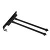 Black Swivel Towel Hanger Stainless Steel and Zinc Alloy Rotating Towel Bar  Space Saving