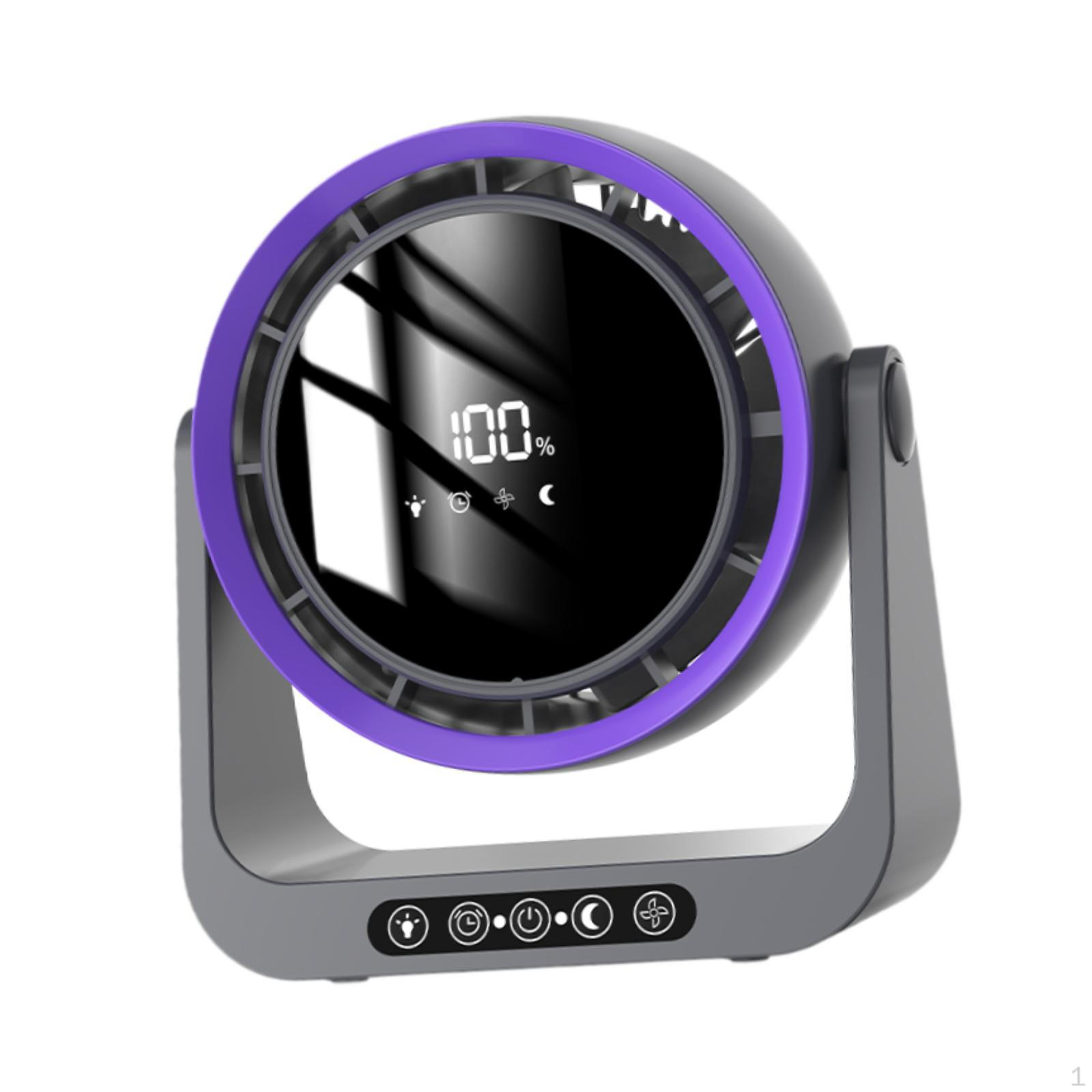 

Наклонная подставка под голову на 90°, настольный вентилятор с возможностью подзарядки от USB, тихий настольный компьютер для путешествий темно-серого