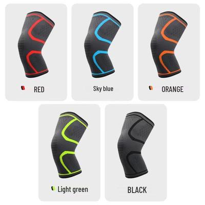 Atmungsaktive rutschfeste Strick-Kniebandage für Laufen, Basketball, Radfahren, Fitness - Unisex Warme Nylon-Stütze
