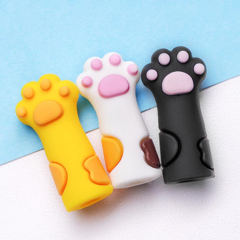 Nipper Cover Protective Sleeve Nail Pedicure Tool Cat Paw Dead Skin Tweezers Cap