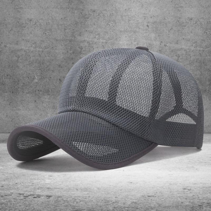 Summer Hollow Breathable Mesh Hat Sun Hat Men's and Women's Outdoor Travel Sunshade Sunscreen Cap