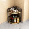 Wutuo 3-Tier Stainless Steel Corner Kitchen Storage Rack
