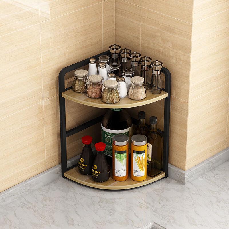 Wutuo 3-Tier Stainless Steel Corner Kitchen Storage Rack