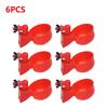 6/12pcs Chicken Water Dispenser Hanging Automatic Poultry Drinking Water Bowl Plastic for Farm Animal Feeding Supplies