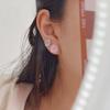 Flowers Bloom In Midsummer, Mori Series, Sweet Temperament, Girl Flower Stud Earrings, Female Tide Niche, Versatile, Small And Exquisite Earrings.