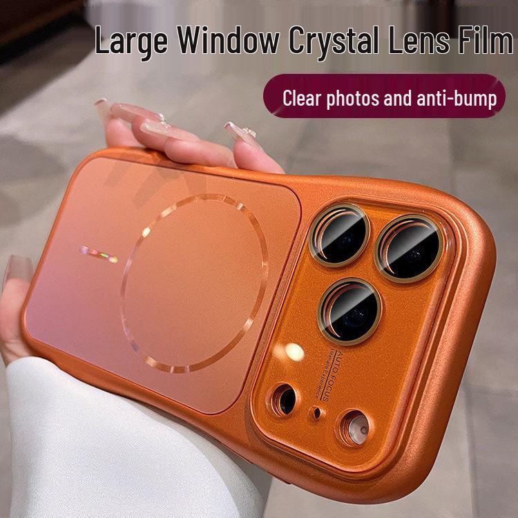 AG Frosted Magnetic Suction Case for Apple iPhone 17 Pro Max/16/15/14 - Anti-Fingerprint & Drop-Proof iPhone 14