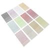 Face Rhinestones 12 Sheets Assorted Color Acrylic Festive Jewels Sticker for Decoration