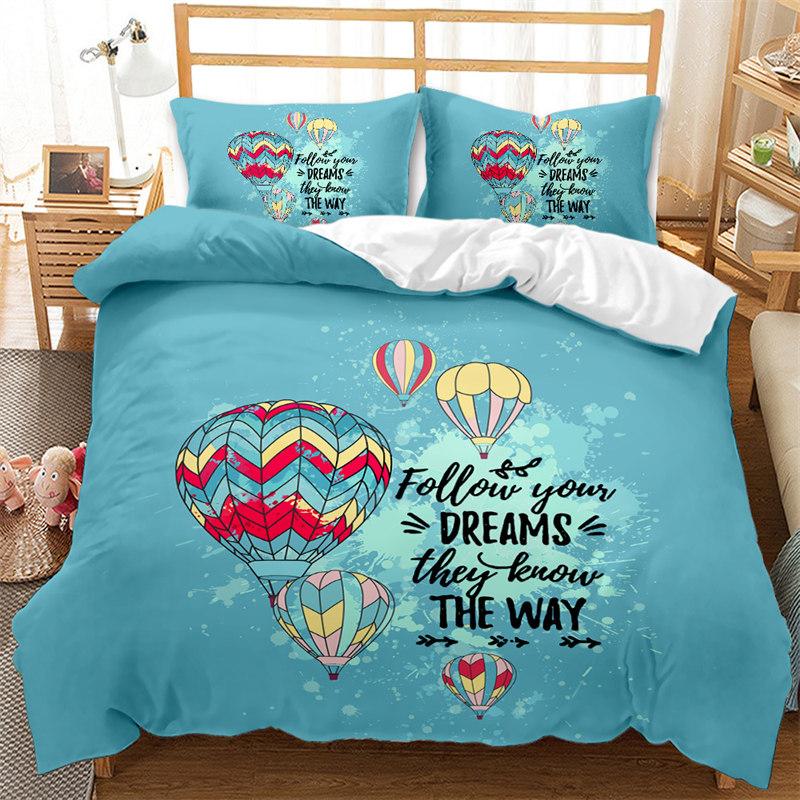 Girls Teen Romantic Bedding Collection King Paris Eiffel Tower Duvet Cover Microfiber British Style Love Heart Cartoon Comforter Cover