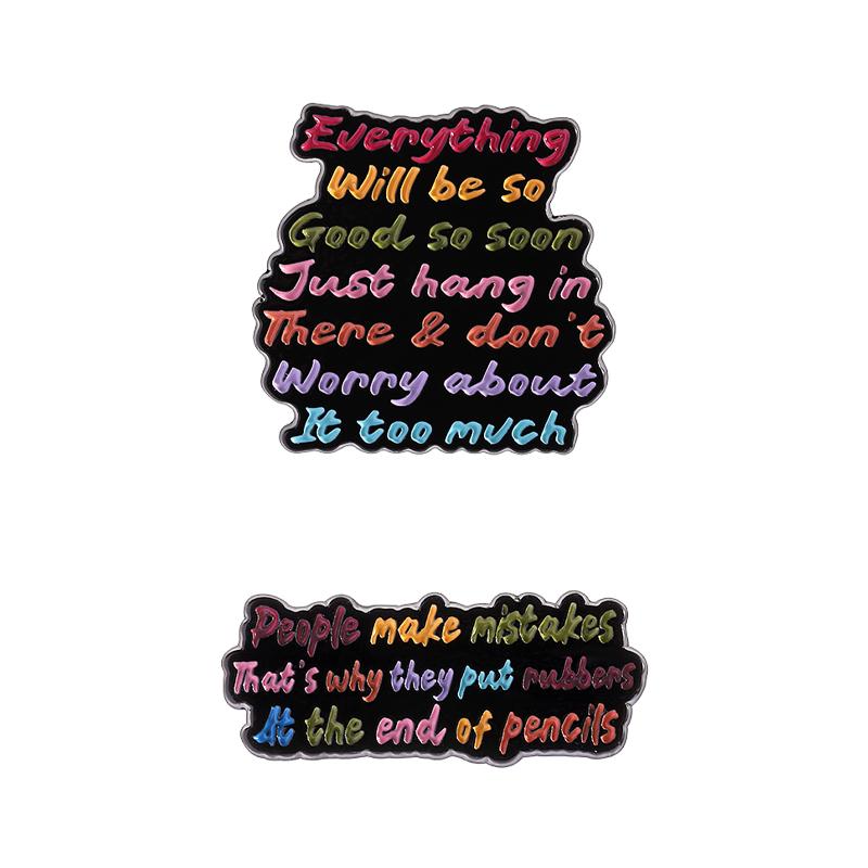 2-5pcs/set Quotes Enamel Pins Custom Psychology Have You Seen This Wizard This Is Trifficult Metal Brooches Badge Jewelry Gifts