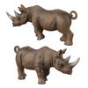 Wild African Rhino Model Collectible Toy For Educational Display And Kids Learning