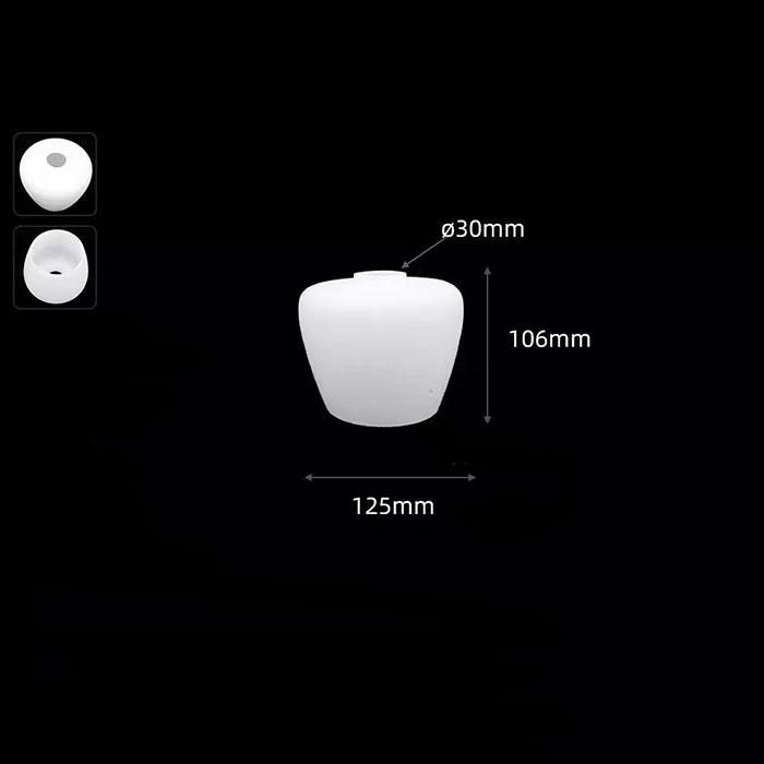 Clear Frost 30mm opening E14 Glass Lamp Shades Replacement,Green Amber 3cm Hole Glass Lampshade Cover for E12 Candle Wall Lights