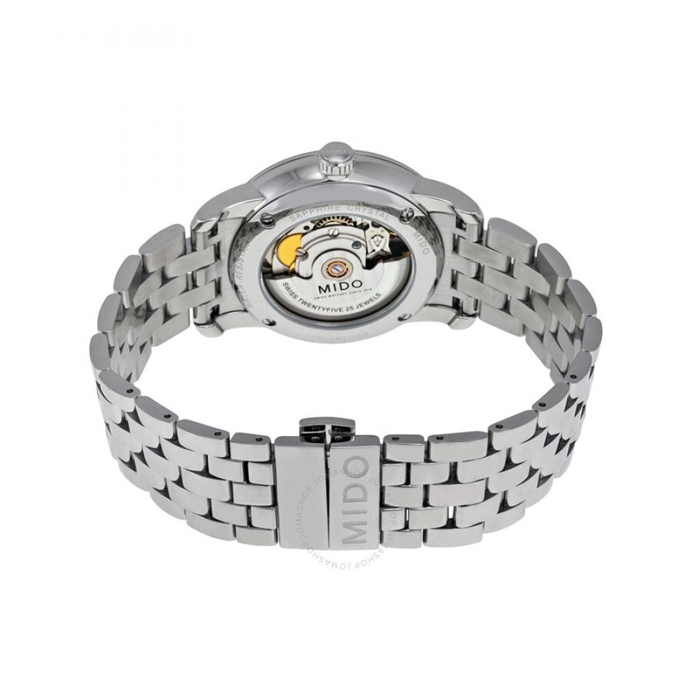 Mido Baroncelli Automatic White Dial StainleSS Steel Men S Watch M86004761