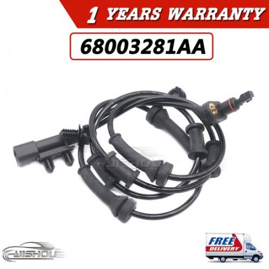 68003281AA ABS Wheel Speed Sensor Front Fit Jeep Wrangler/Wrangler JK 2007-2018