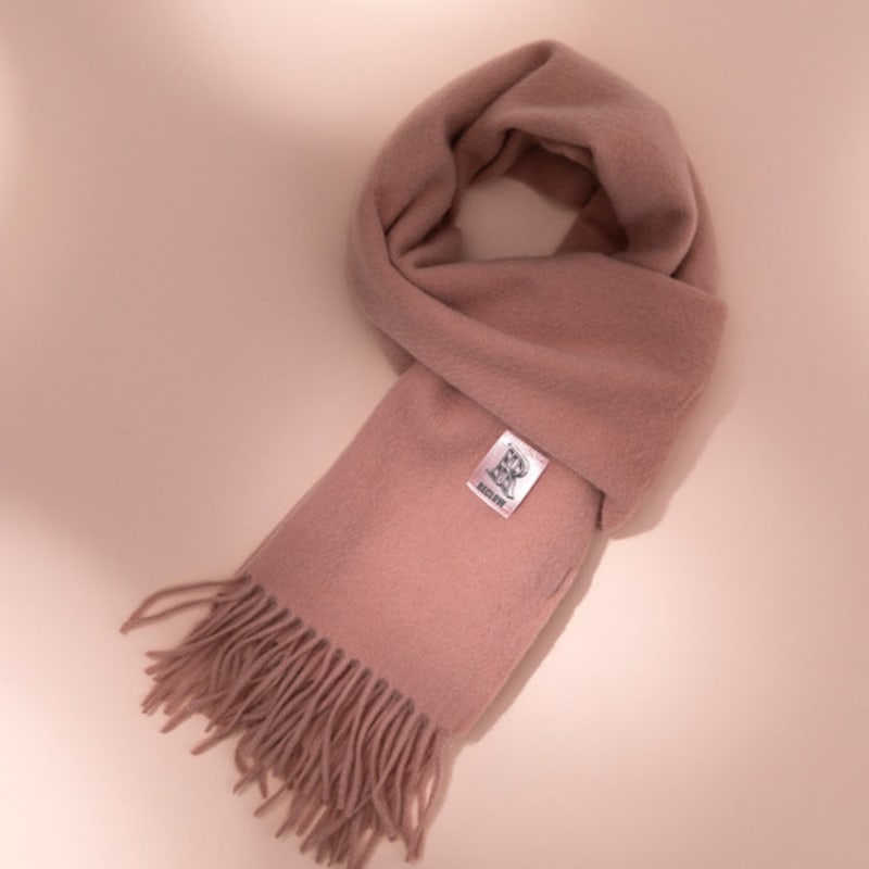 RECLOW RECLOW LAND 100% Cashmere Muffler Pink