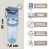 Pinnacle Phy-B-1011 850Ml Blue Water Bottle With Handle And Straw