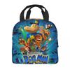 Dog Man Thermal Insulated Lunch Bag for Picnic Portable Food Bag Container Thermal Cooler Lunch Boxes