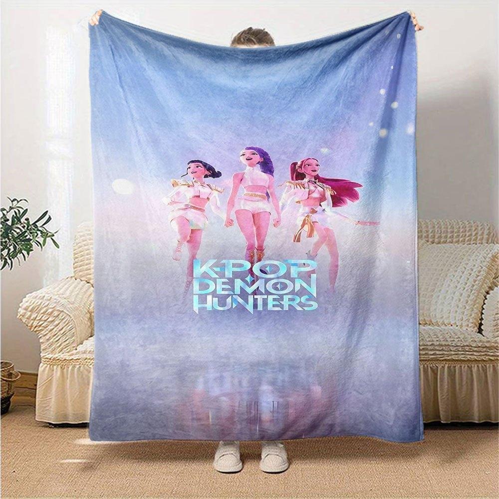 1 Stück Hunter x (10) Weiche Warme Decke für Zuhause, Büro, Reisen Ganzjahres Gemütliche Bettwäsche Geschenk, Büro Gemütliches AccessoireB1