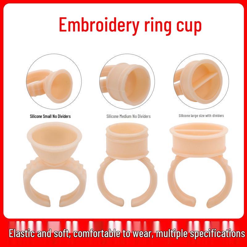 Silicone Ring Cup for Eyelash Extension Glue