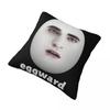 Decorative Pillowcase Twilight Eggward Funny Meme Merch Home Edward Cullen Pillow Case Cover Square Multi-Size