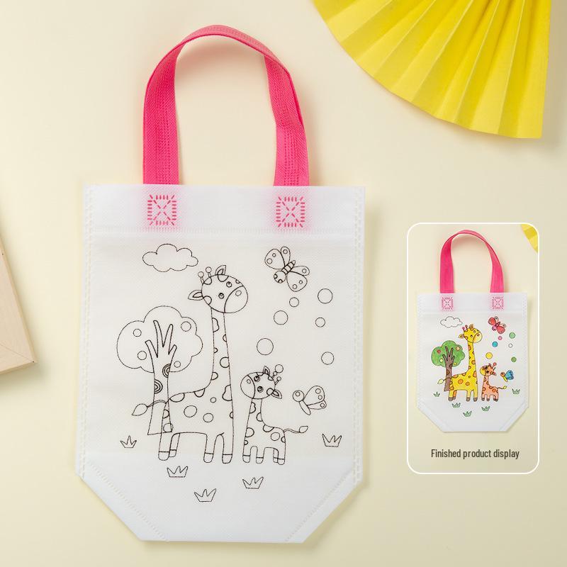 Eco-Friendly DIY Graffiti Tote Bag Kit for Kids