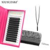 XIUSUZAKI U-YY Lashes Extensions Matte Black Natural Double Tips U 2D YY Eyelash Extensions Soft Premade Fans Volume False Lash