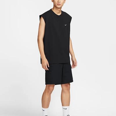 Sportswear Sleeveless Comfortable Pullover Casual Loose Sports Vest Men Tops Black II1856-010