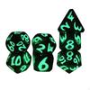 7 Pieces Dice Set RPG Game Dice, Games Lightwheigt Polyhedral Light Up ,for Table