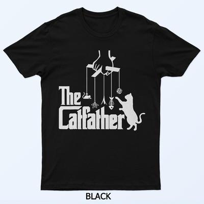 Lustiges Katzenpapa Leben Der Pate Vatertag Herren Vintage T-Shirt
